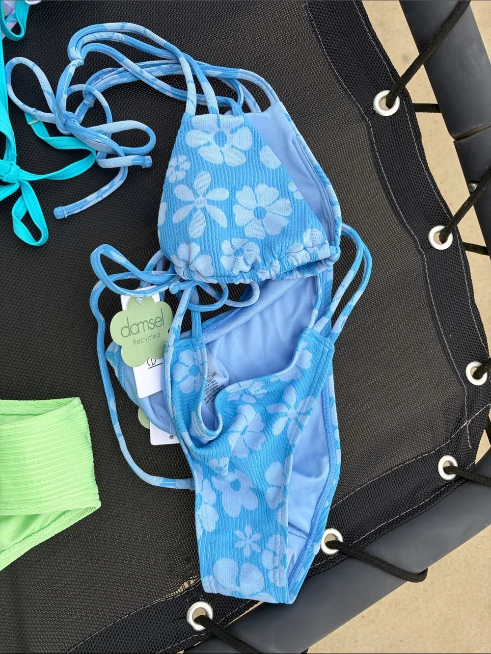 NWT lot of 5 Colorful Women's Bikini Sets and 2 extra tops (12 pieces)